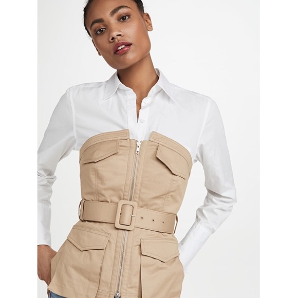 My Self Portrait. Strapless Canvas top! - Picture 4 of 12